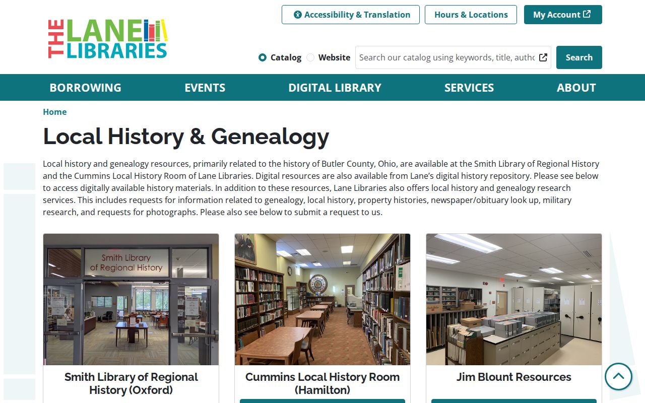 Hamilton city directory research resources at Lane Libraries