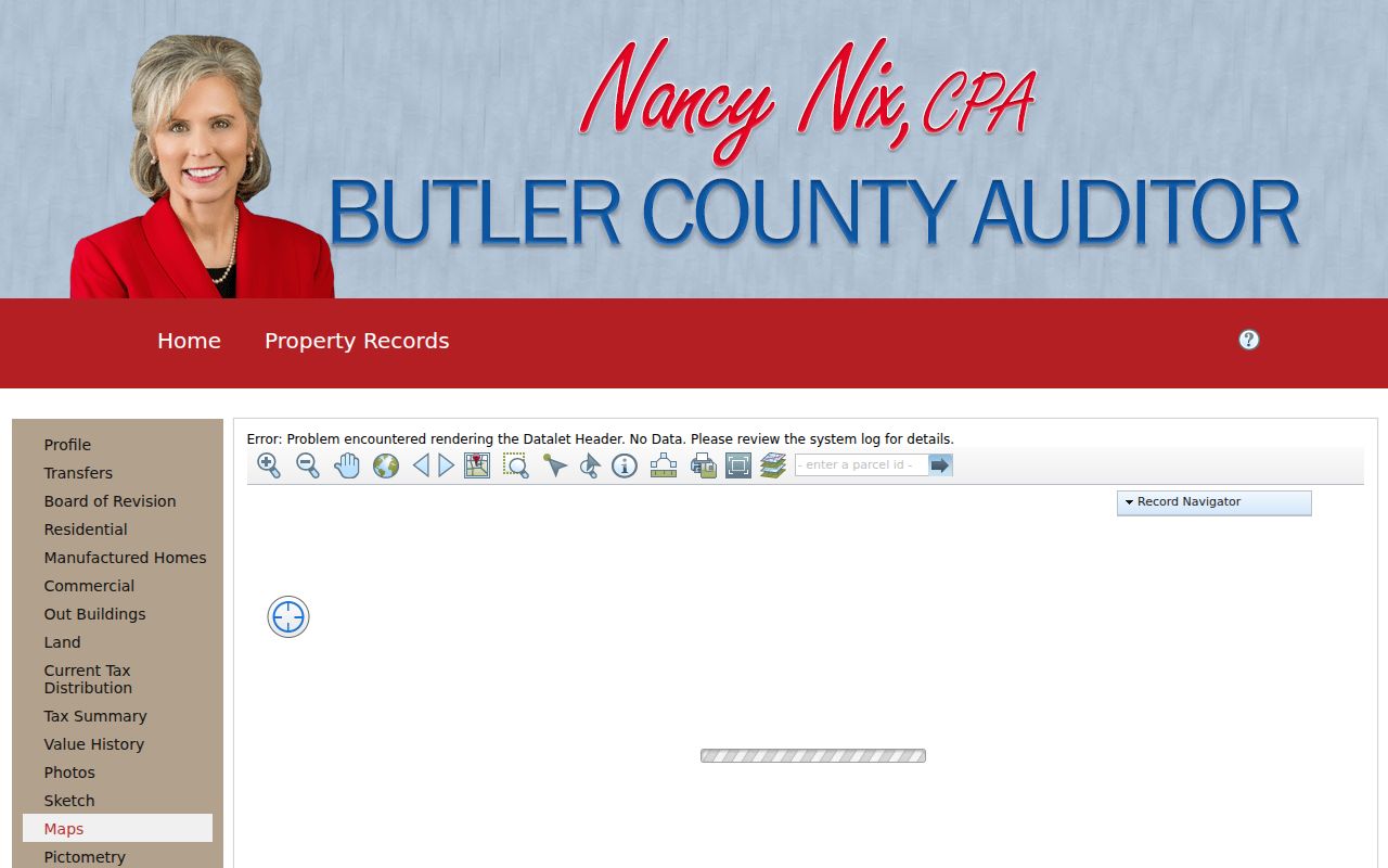 Hamilton street directory Butler County Auditor GIS map search
